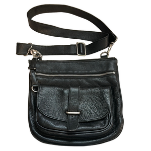 Roots Leather Crossbody Bag